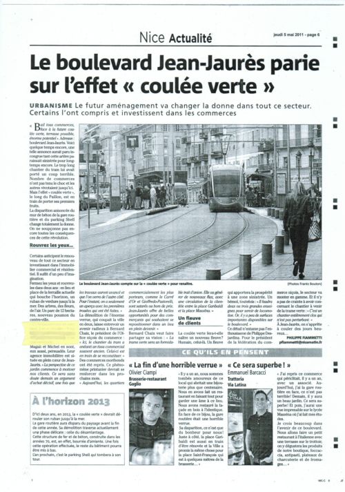 La Coulée Verte à Jean Jaures La Coulée Verte à Jean Jaures