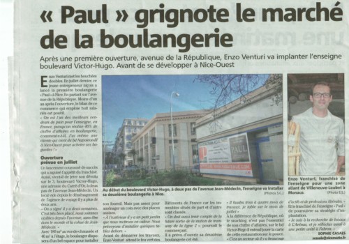 Pax Avenue installe la boulangerie PAUL Pax Avenue installe la boulangerie PAUL