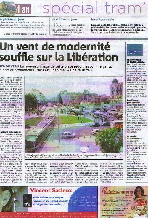 Un vent de modernité souffle sur la Libération Un vent de modernité souffle sur la Libération